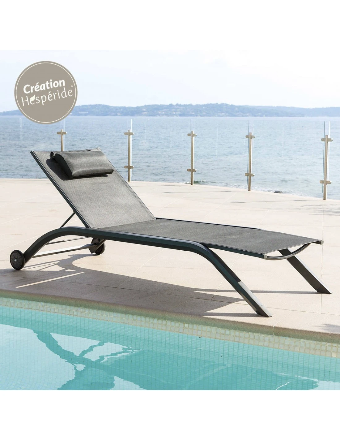 Appui-tête Pour Transat Milenio - 40 X 22 X 6 Cm - Bordeaux 5 Appui-tête Pour Transat Milenio - 40 X 22 X 6 Cm - Bordeaux – Image 3