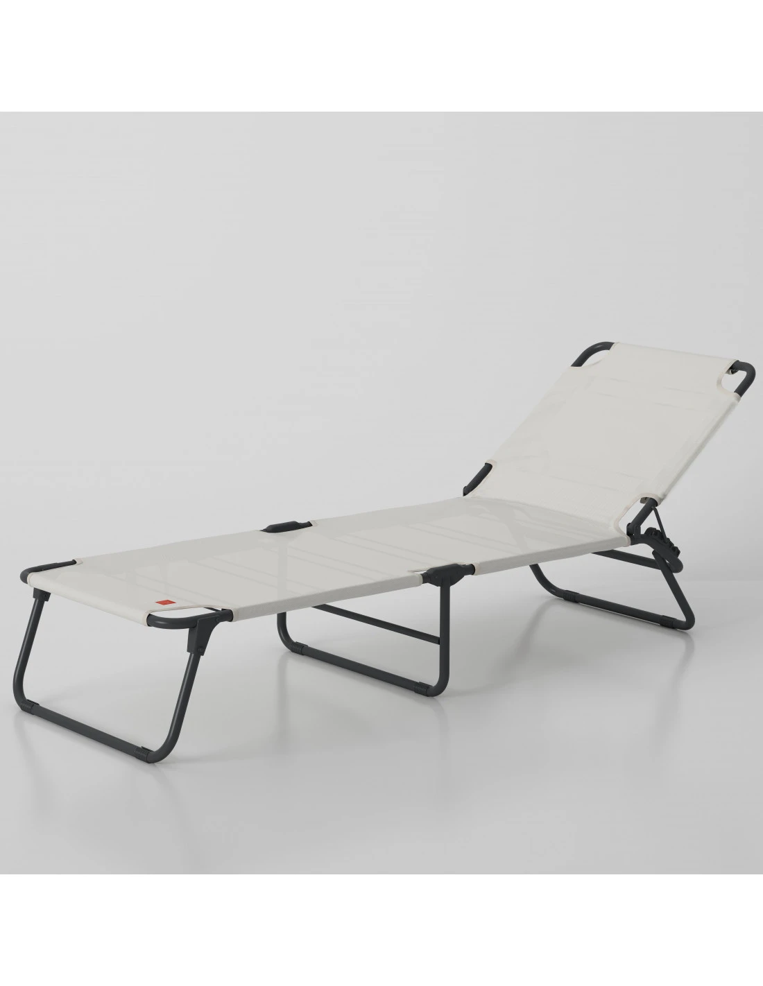 Bain De Soleil AMIGO Aluminium Anthracite Texfil Blanc Beige 3 Bain De Soleil AMIGO Aluminium Anthracite Texfil Blanc Beige