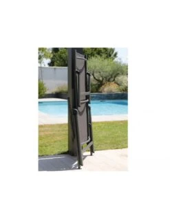 Bain De Soleil Ciro - Pliant En Aluminium Gris -Petit Coin Vert Magasin bain de soleil ciro pliant en aluminium gris 3