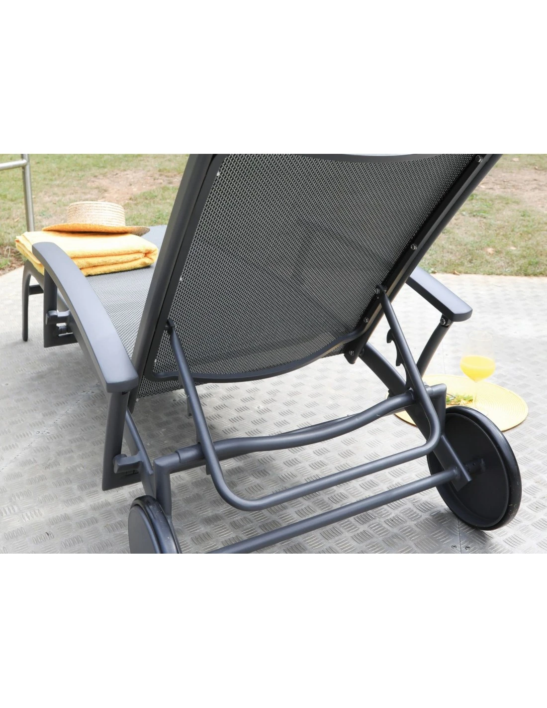 Bain De Soleil Élégance - Aluminium - Graphite / BBM 4 Bain De Soleil Élégance - Aluminium - Graphite / BBM – Image 2