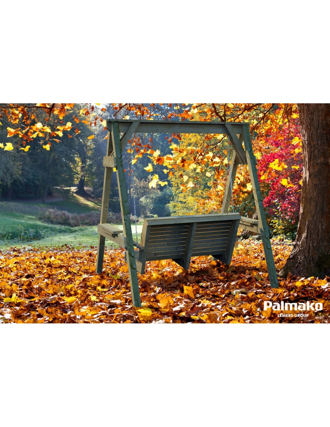 Balancelle Sigrid 193 X161 Cm En Bois Traité Autoclave 5 Balancelle Sigrid 193 X161 Cm En Bois Traité Autoclave – Image 3