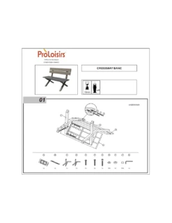 Banc De Jardin CROSSWAY - Aluminium - Graphite 10 Banc De Jardin CROSSWAY - Aluminium - Graphite -Petit Coin Vert Magasin banc de jardin crossway aluminium au choix 4