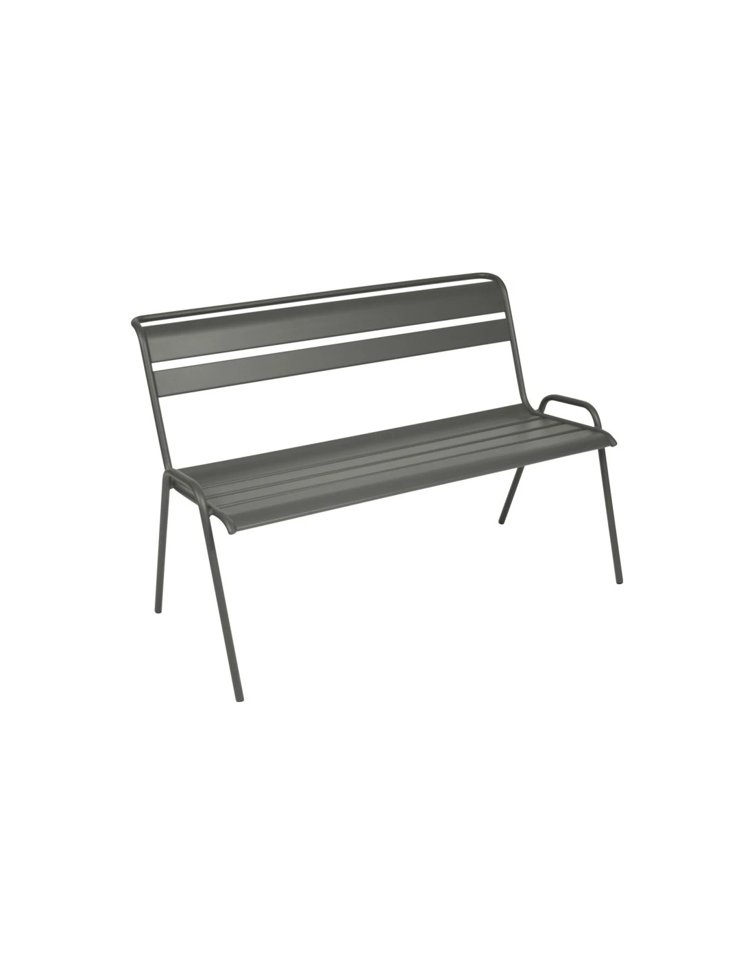 Banc De Jardin Monceau 2/3 Places En Métal Empilable - Romarin 3 Banc De Jardin Monceau 2/3 Places En Métal Empilable - Romarin