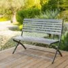 Banc De Jardin Olbia 3 Places Pliant Gris - L.122 X P.53 X H.88 Cm 1 Banc De Jardin Olbia 3 Places Pliant Gris - L.122 X P.53 X H.88 Cm -Petit Coin Vert Magasin banc de jardin olbia 3 places pliant gris l122 x p53 x h88 cm