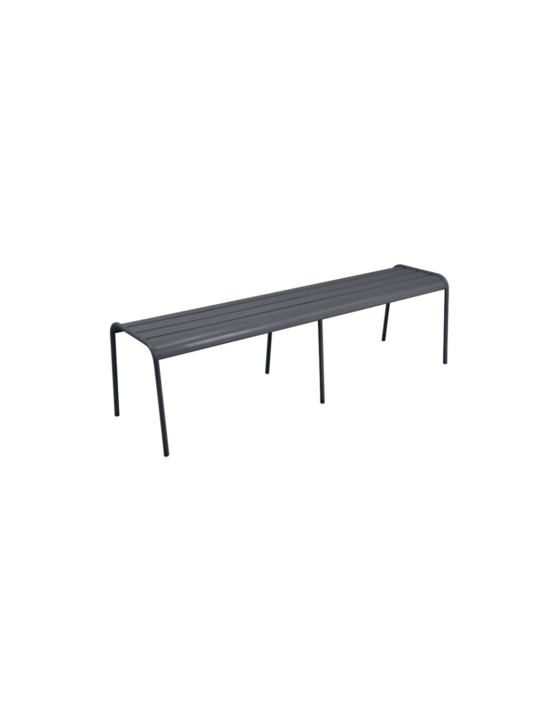 Banc Monceau 3/4 Places En Métal -160 Cm - Carbone 3 Banc Monceau 3/4 Places En Métal -160 Cm - Carbone