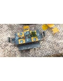 Banc Monceau 3/4 Places En Métal -160 Cm - Carbone 9 Banc Monceau 3/4 Places En Métal -160 Cm - Carbone -Petit Coin Vert Magasin banc monceau xl 34 places metal 160cm 9