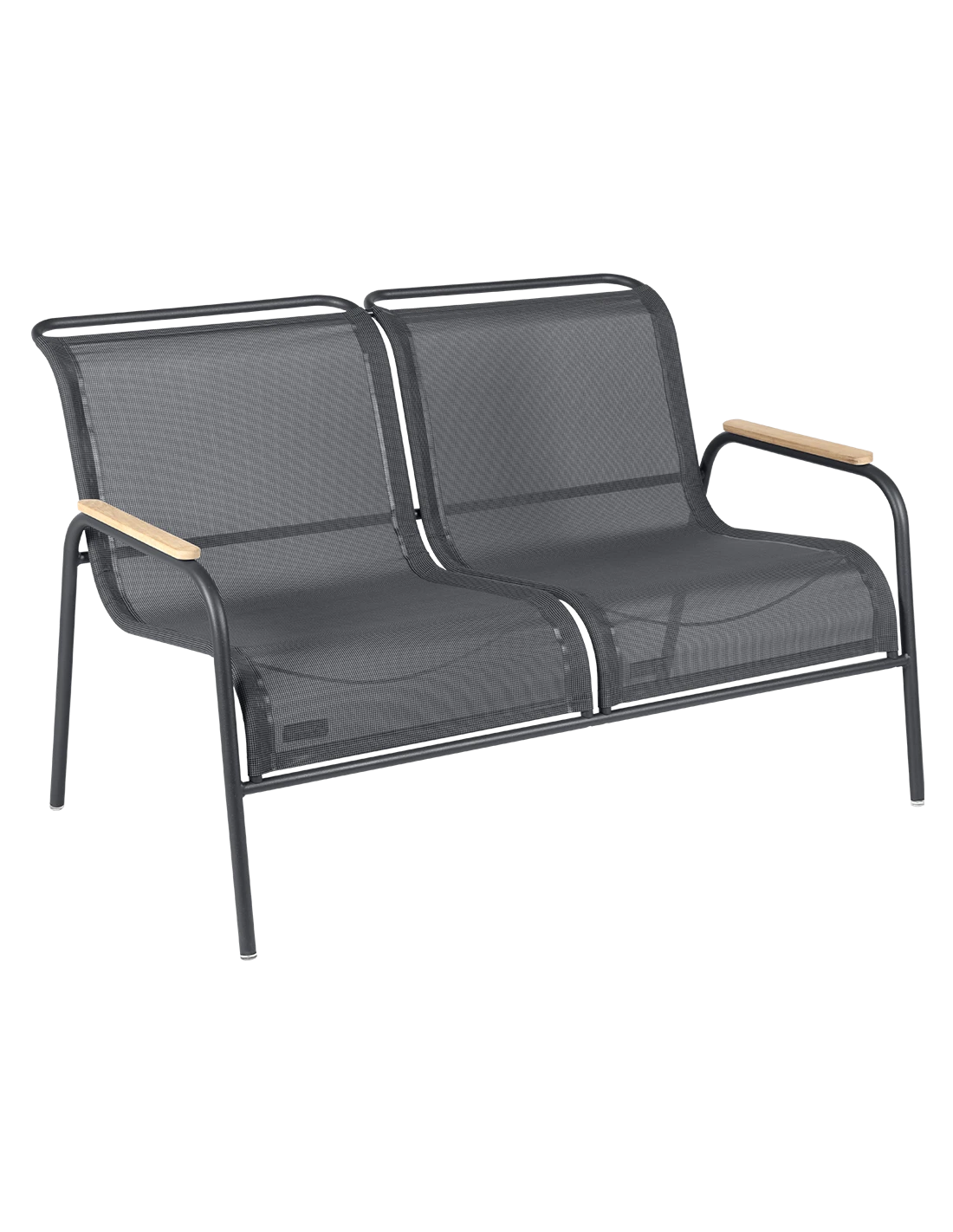 Banquette 2 Places COOLSIDE Design Studio - Fermob - Carbone 3 Banquette 2 Places COOLSIDE Design Studio - Fermob - Carbone