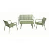 Salon Set Lounge Bitti 4 Pièces En Aluminium - Amande 1 Salon Set Lounge Bitti 4 Pièces En Aluminium - Amande -Petit Coin Vert Magasin bitti set lounge 4pcs alu amande