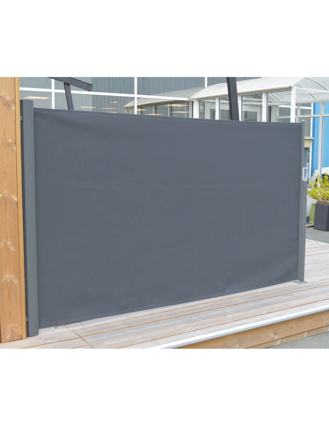 Brise Vue Extensible L.3 X H.1,60 M Anthracite 3 Brise Vue Extensible L.3 X H.1,60 M Anthracite