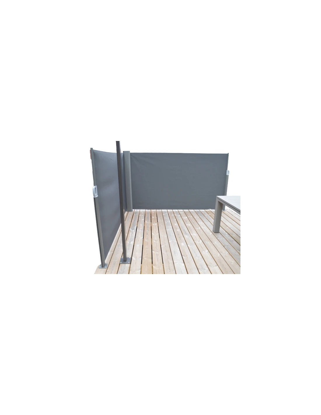 Brise Vue Extensible L.6 X H.1,60 M Anthracite 3 Brise Vue Extensible L.6 X H.1,60 M Anthracite