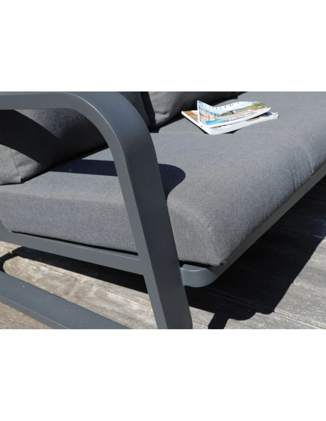 Canapé Antonino 3 Places + Table - Graphite 8 Canapé Antonino 3 Places + Table - Graphite – Image 6
