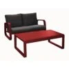 Canapé Antonino 2 Places + Table - Rouge 2 Canapé Antonino 2 Places + Table - Rouge -Petit Coin Vert Magasin canape antonino 2 places table oceo 4