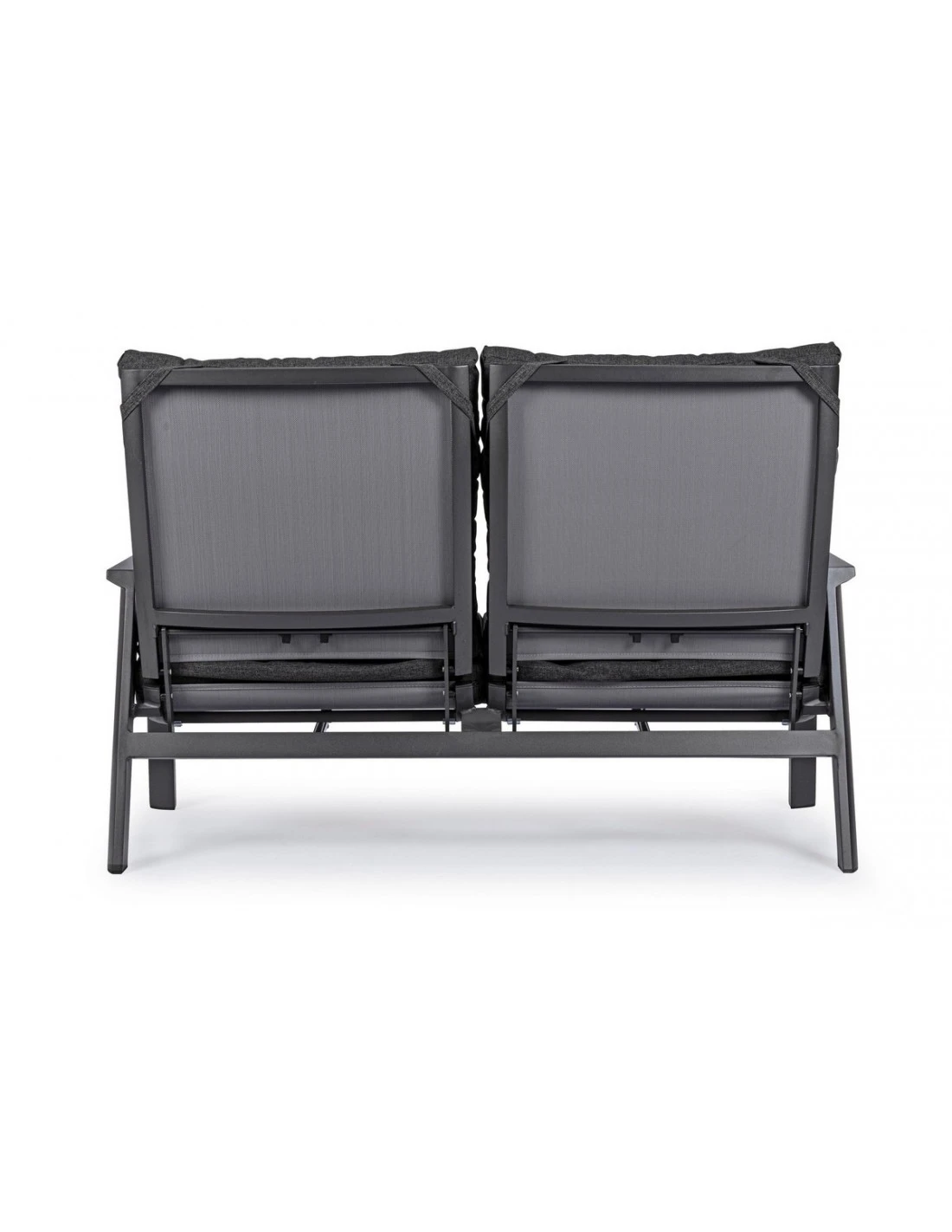 Canapé Inclinable 2 Places Kledi Anthracite 6 Canapé Inclinable 2 Places Kledi Anthracite – Image 4
