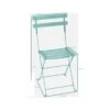 Chaise De Jardin Bistro Pliante En Métal - Bleu Abysse -Petit Coin Vert Magasin chaise de jardin bistro pliante en metal 10