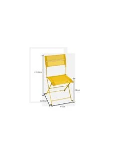 Chaise De Jardin Latitude Pliante - Acier Et Batyline - Piment -Petit Coin Vert Magasin chaise de jardin latitude pliante acier et batyline 7