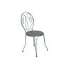 Chaise De Jardin Montmartre - Métal Empilable - Gris Orage 2 Chaise De Jardin Montmartre - Métal Empilable - Gris Orage -Petit Coin Vert Magasin chaise de jardin montmartre metal empilable