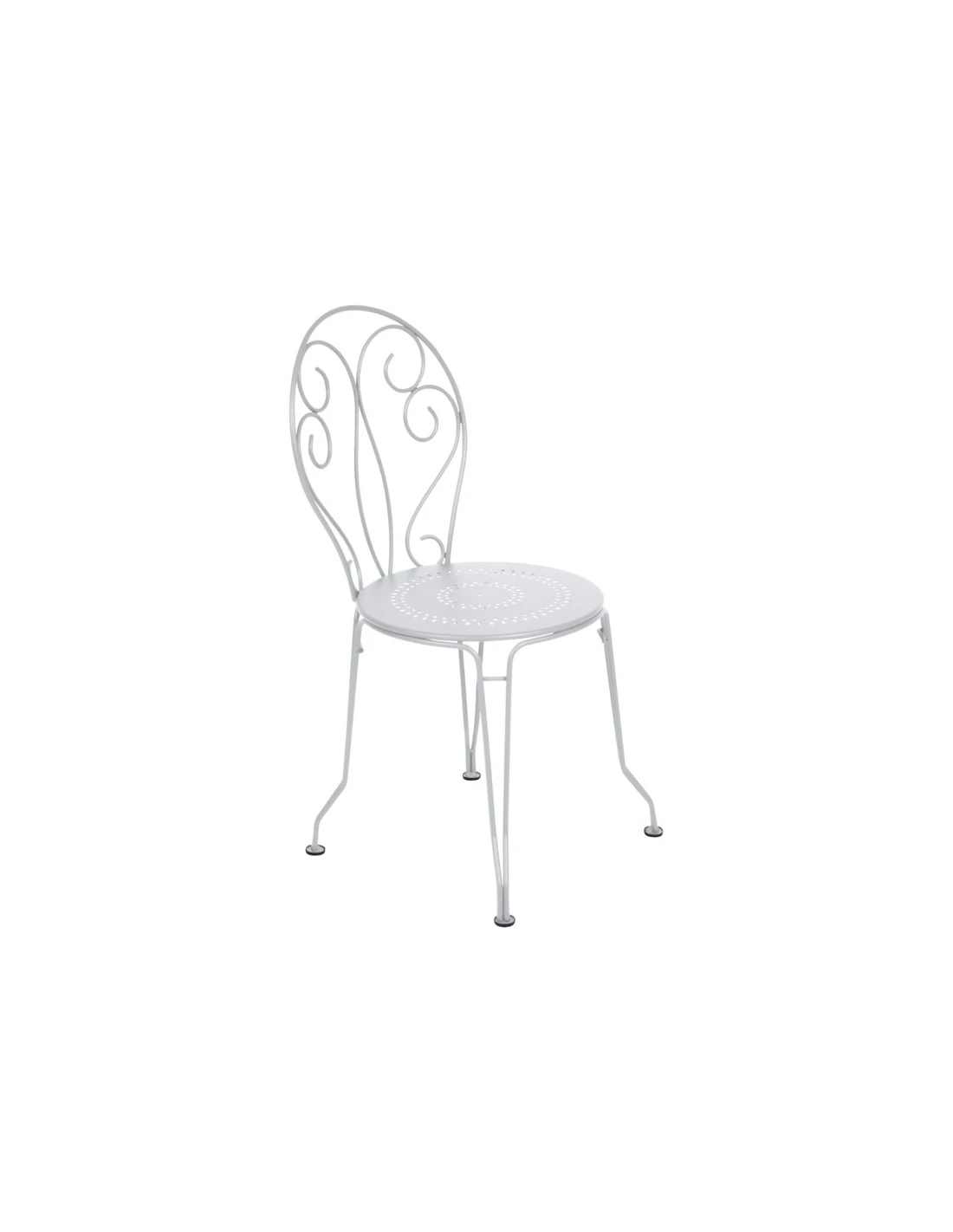 Chaise De Jardin Montmartre - Métal Empilable - Blanc Coton 3 Chaise De Jardin Montmartre - Métal Empilable - Blanc Coton