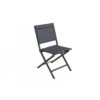 Chaise De Jardin Pliante Censo - Aluminium Toile PVC - Anthracite Chiné 1 Chaise De Jardin Pliante Censo - Aluminium Toile PVC - Anthracite Chiné -Petit Coin Vert Magasin chaise de jardin pliante censo anthracite mwh 3