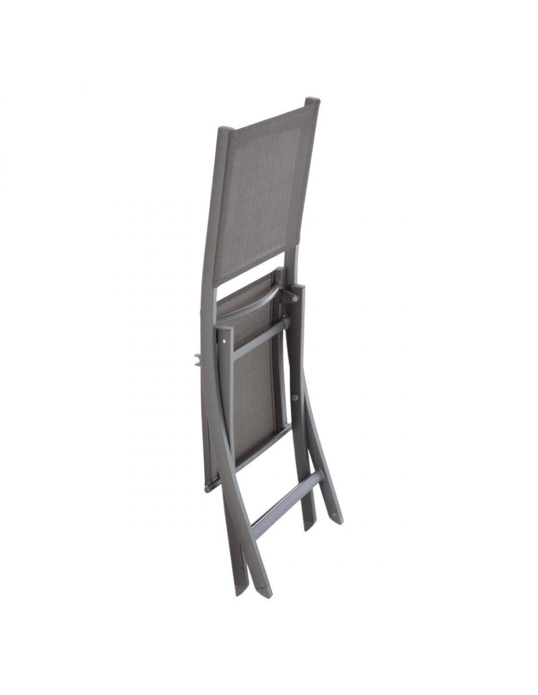 Chaise De Jardin Pliante Essentia Graphite - Aluminium Et Texaline - Graphite / Anthracite 5 Chaise De Jardin Pliante Essentia Graphite - Aluminium Et Texaline - Graphite / Anthracite – Image 3
