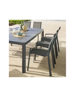 Chaise Empilable Axant Anthracite / Graphite 6 Chaise Empilable Axant Anthracite / Graphite -Petit Coin Vert Magasin chaise empilable axant anthracite graphite 1