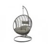 Fauteuil œuf Suspendu LONDON - Acier époxy Et Résine Tressée -Petit Coin Vert Magasin chaise loveuse suspendue london