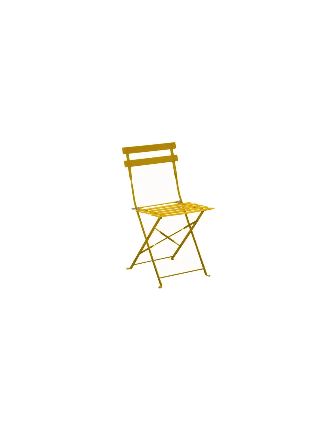 Chaise Pliante Cuba Métal - Miel 3 Chaise Pliante Cuba Métal - Miel