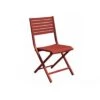 Chaise Pliante Lucca - Aluminium - Rouge 1 Chaise Pliante Lucca - Aluminium - Rouge -Petit Coin Vert Magasin chaise pliante lucca aluminium coloris au choix 2