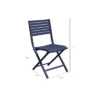 Chaise Pliante Lucca - Aluminium - Blanc -Petit Coin Vert Magasin chaise pliante lucca aluminium coloris au choix 4