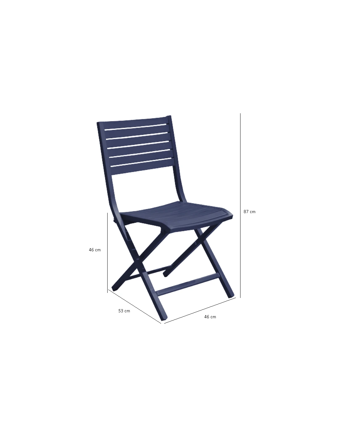 Chaise Pliante Lucca - Aluminium - Vert 4 Chaise Pliante Lucca - Aluminium - Vert – Image 2