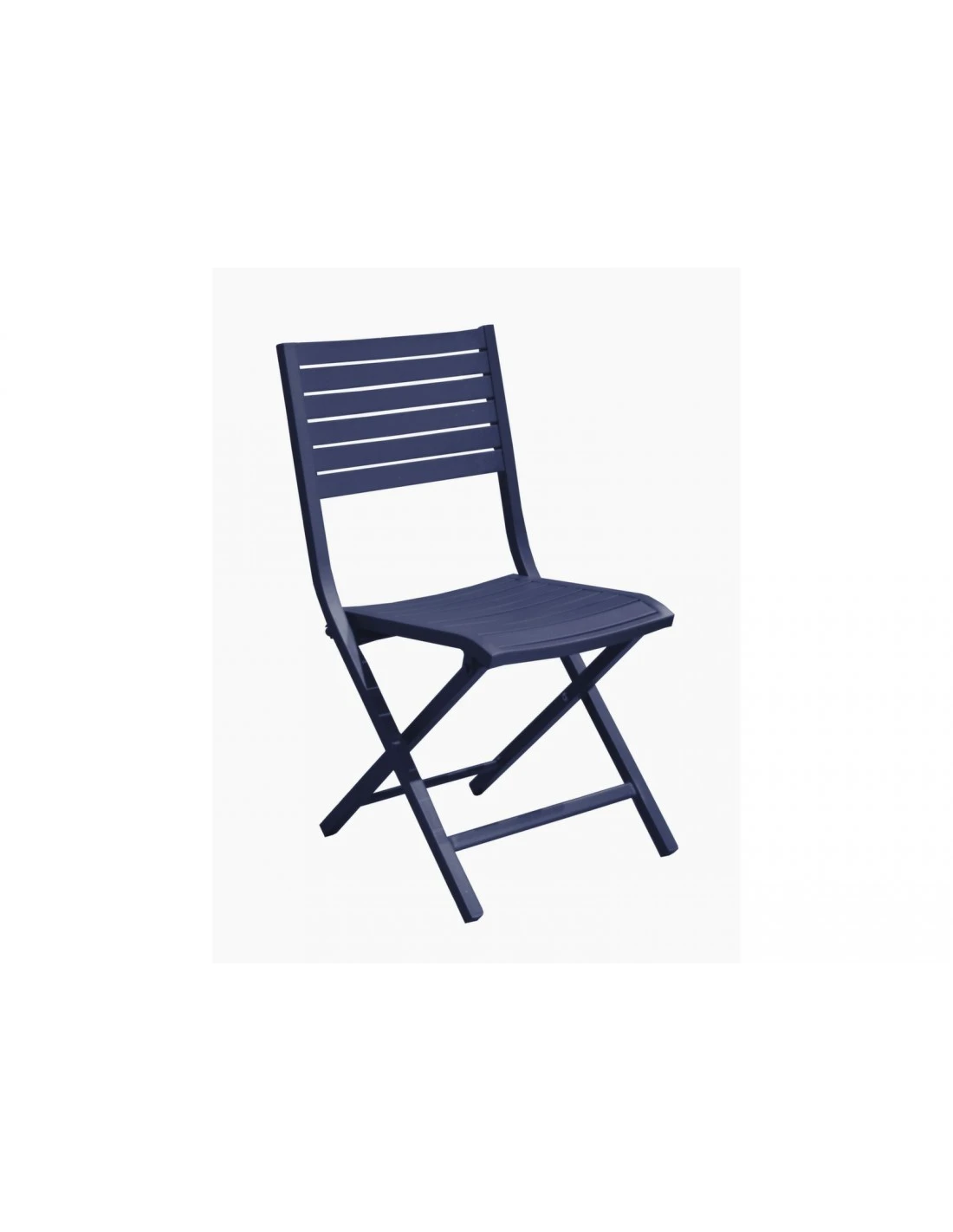 Chaise Pliante Lucca - Aluminium - Bleu 3 Chaise Pliante Lucca - Aluminium - Bleu