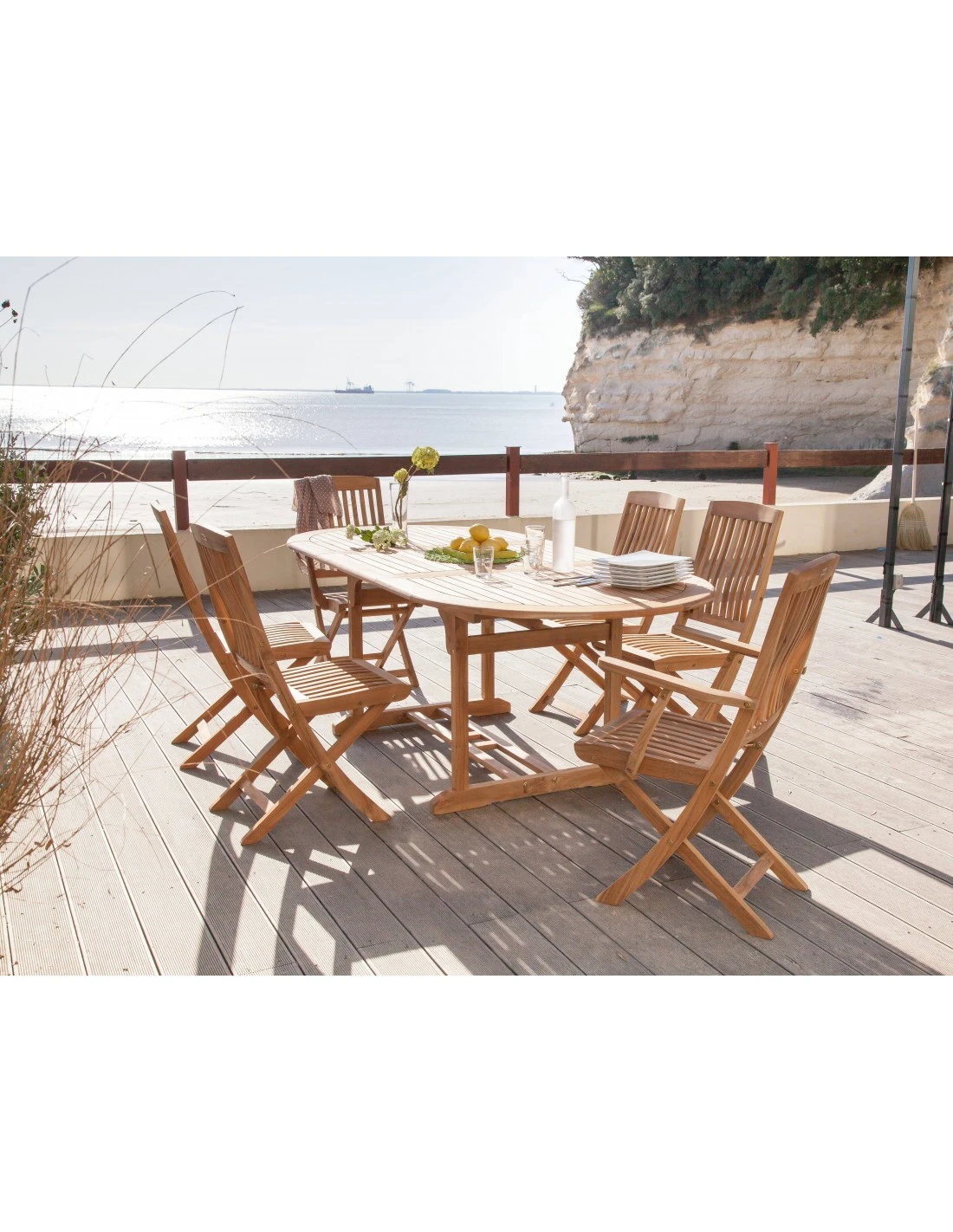 Chaise Pliante Rias En Bois De Teck FSC 9 Chaise Pliante Rias En Bois De Teck FSC – Image 7