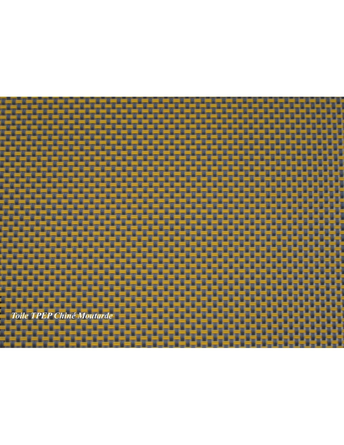 Chaise Pliante Thema En Aluminium Et Toile TPEP - Graphite / Chiné Moutarde 4 Chaise Pliante Thema En Aluminium Et Toile TPEP - Graphite / Chiné Moutarde – Image 2