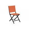 Chaise Pliante Thema En Aluminium Et Toile TPEP - Graphite / Paprika 1 Chaise Pliante Thema En Aluminium Et Toile TPEP - Graphite / Paprika -Petit Coin Vert Magasin chaise pliante thema en aluminium et toile tpep 4