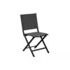 Chaise Pliante Thema En Aluminium Et Toile TPEP - Graphite / Chiné Noir 2 Chaise Pliante Thema En Aluminium Et Toile TPEP - Graphite / Chiné Noir -Petit Coin Vert Magasin chaise pliante thema en aluminium et toile tpep 5