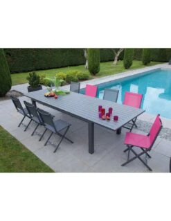 Chaise Pliante Thema En Aluminium Et Toile TPEP - Grey / Gris 6 Chaise Pliante Thema En Aluminium Et Toile TPEP - Grey / Gris -Petit Coin Vert Magasin chaise pliante thema en aluminium et toile tpep 8