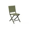 Chaise Pliante Thema En Aluminium Et Toile TPEP - Vert -Petit Coin Vert Magasin chaise pliante thema en aluminium et toile tpep vert