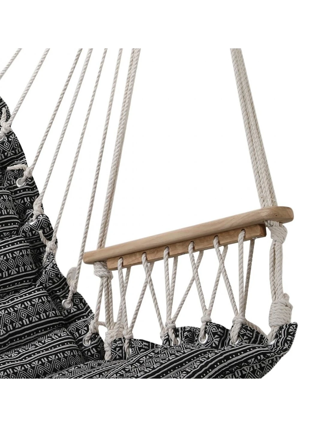 Chaise Suspendue Jinja - Bois Franc Chinois Et Polycoton 5 Chaise Suspendue Jinja - Bois Franc Chinois Et Polycoton – Image 3