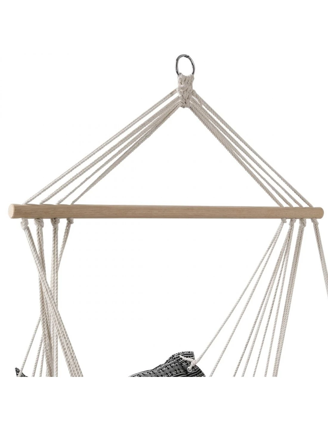 Chaise Suspendue Jinja - Bois Franc Chinois Et Polycoton 7 Chaise Suspendue Jinja - Bois Franc Chinois Et Polycoton – Image 5