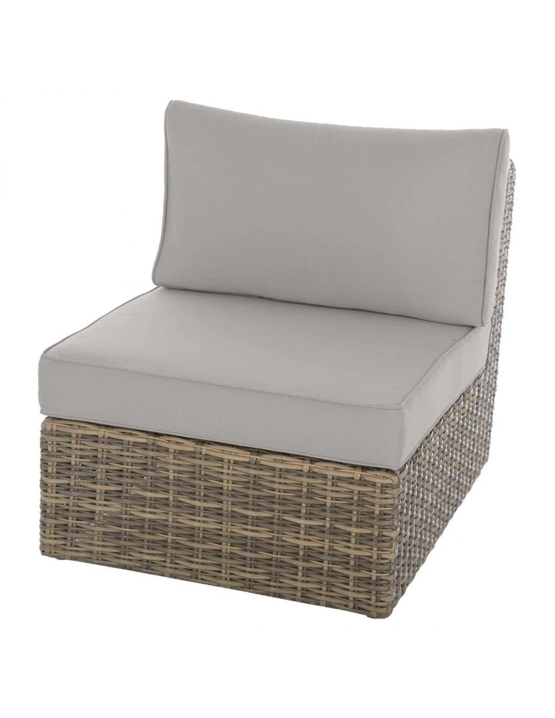 Chauffeuse De Salon Mooréa - Aluminium Et Résine Tressée - Naturae 3 Chauffeuse De Salon Mooréa - Aluminium Et Résine Tressée - Naturae