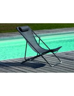 Chilienne Globe - 4 Positions - Graphite / Gris 8 Chilienne Globe - 4 Positions - Graphite / Gris -Petit Coin Vert Magasin chilienne globe 4 positions toile au choix 10