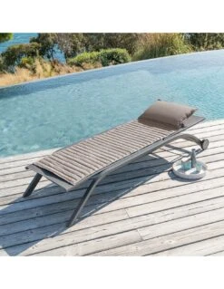 Coussin De Transat Enroulé 180 X 60 Cm - Taupe -Petit Coin Vert Magasin coussin de transat enroule 180 x 60 cm taupe 4