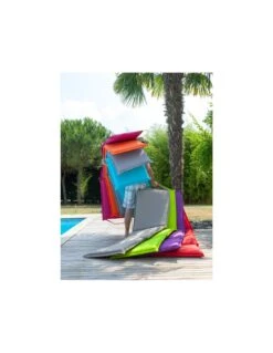 Coussin Lit De Soleil Garden - Toile Polyester - Plusieurs Coloris - Taupe -Petit Coin Vert Magasin coussin de transat garden polyester proloisirs 16