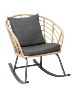 Fauteuil à Bascule Cherone En Acier Et Texaline Graphite 10 Fauteuil à Bascule Cherone En Acier Et Texaline Graphite -Petit Coin Vert Magasin fauteuil a bascule cherone en acier et texaline graphite 1