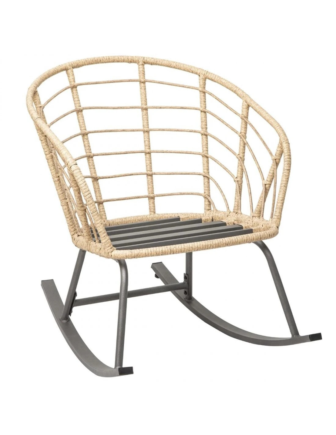 Fauteuil à Bascule Cherone En Acier Et Texaline Graphite 5 Fauteuil à Bascule Cherone En Acier Et Texaline Graphite – Image 3