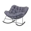 Fauteuil à Bascule Royal Rocking Gris 2 Fauteuil à Bascule Royal Rocking Gris -Petit Coin Vert Magasin fauteuil a bascule royal rocking gris