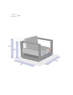 Fauteuil De Jardin Allure - Aluminium Traité époxy -Petit Coin Vert Magasin fauteuil de jardin allure 2 places aluminium traite epoxy 5