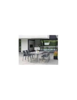 Fauteuil De Jardin KARI - Graphite Textilène Gris Argent -Petit Coin Vert Magasin fauteuil de jardin kari plusieurs coloris 15