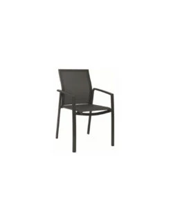 Fauteuil De Jardin KARI - Anthracite Textilène Argent 8 Fauteuil De Jardin KARI - Anthracite Textilène Argent -Petit Coin Vert Magasin fauteuil de jardin kari plusieurs coloris 6