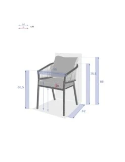 Fauteuil De Jardin Oriengo - Anthracite Et Graphite -Petit Coin Vert Magasin fauteuil de jardin oriengo anthracite et graphite 4