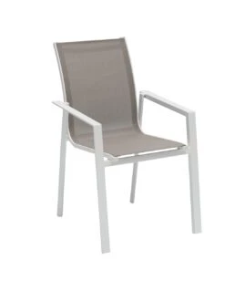 Fauteuil De Jardin Pavane - Aluminium Et Texaline - Blanc Et Noisette 12 Fauteuil De Jardin Pavane - Aluminium Et Texaline - Blanc Et Noisette -Petit Coin Vert Magasin fauteuil de jardin pavane aluminium et texaline 3